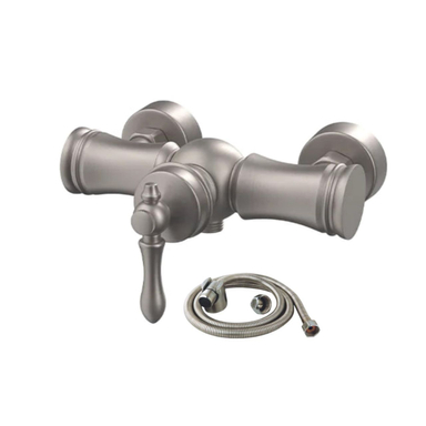 شیر توالت کسری مدل ناپل به همراه شلنگ توالت