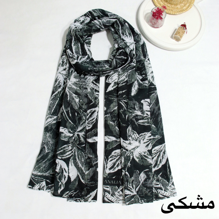شال زنانه طرح گل کد ANA9010