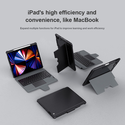 کیف کلاسوری کیبورد دار نیلکین مدل Bumper Combo مناسب برای تبلت اپل iPad Pro 12.9 2022/ iPad Pro 12.9 2021/ iPad Pro 12.9 2020