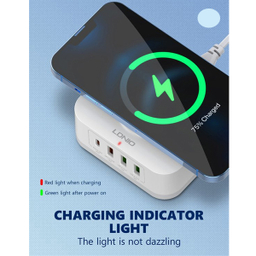 شارژر رومیزی بی سیم 32W الدینیو مدل AW004