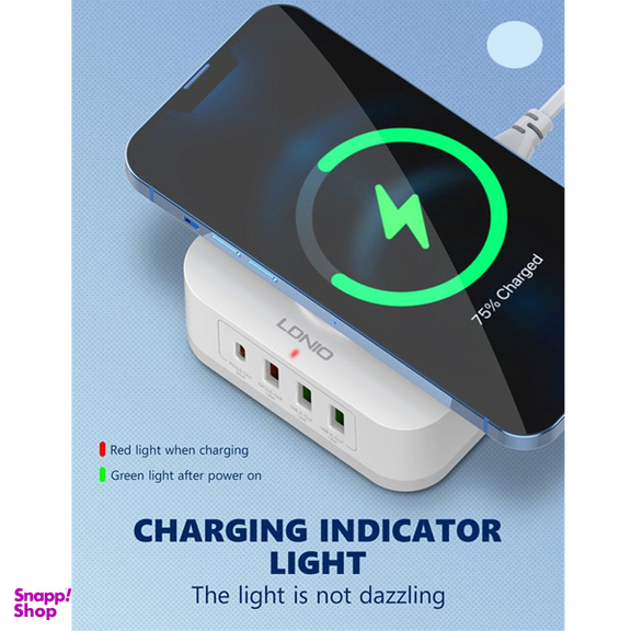 شارژر رومیزی بی سیم 32W الدینیو مدل AW004