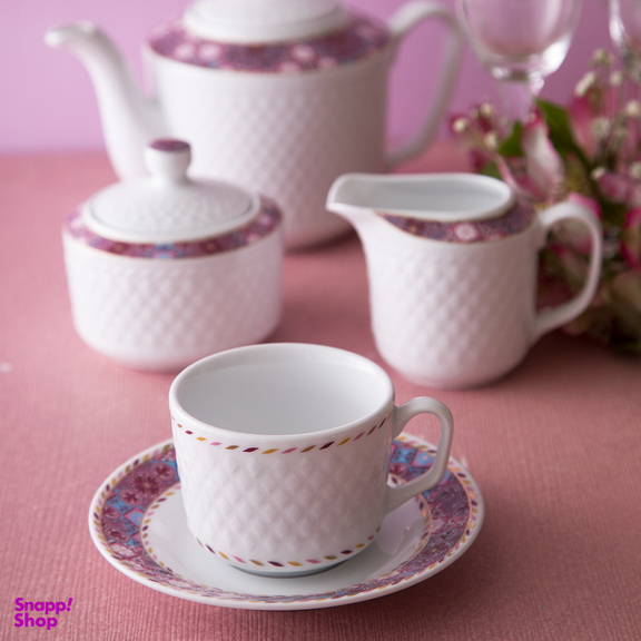 سرویس غذاخوری 102 پارچه چینی زرین ایران مدل رادیانس توسکانی درجه یک