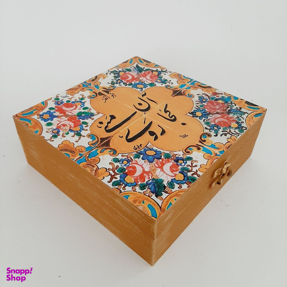 جعبه هدیه مدل سنتی طرح کاشی کد WB80