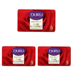 صابون شستشو دورو مدل PURE ROMANCE تحت لیسانس وزن 90 گرم مجموعه 3 عددی