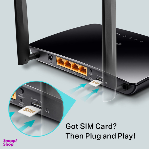 مودم روتر 4G LTE بی سیم N300 تی پی لینک مدل TL MR6400