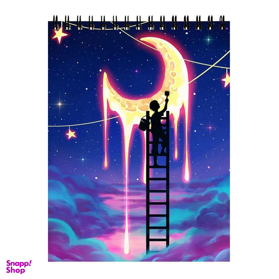 دفتر برنامه ریزی 60 برگ طرح ماه کد 3827