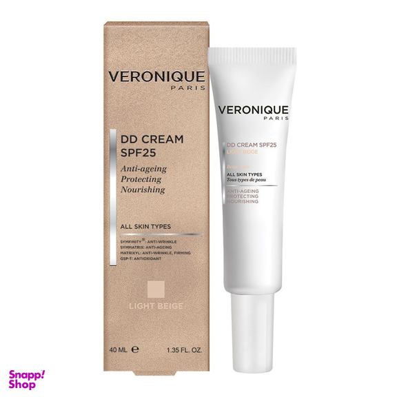 دی دی کرم ورونیک SPF25 رنگ بژ روشن 40 میلی‌ لیتر
