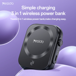 پاوربانک فست شارژ یسیدو مدل YESIDO YP59 20W ظرفیت 5000 میلی آمپر ساعت