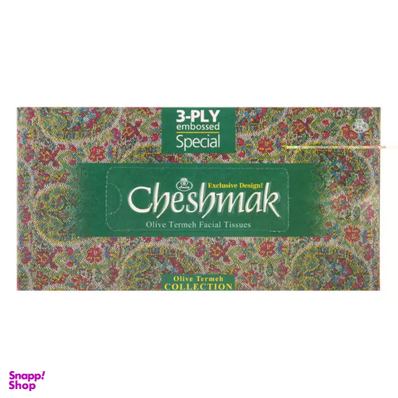 دستمال 300 برگ چشمک مدل نیولاکچری سه لایه