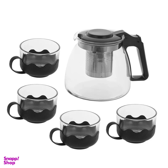 سرویس چای خوری 5 پارچه مدل YP-SHEMESO-5PCS