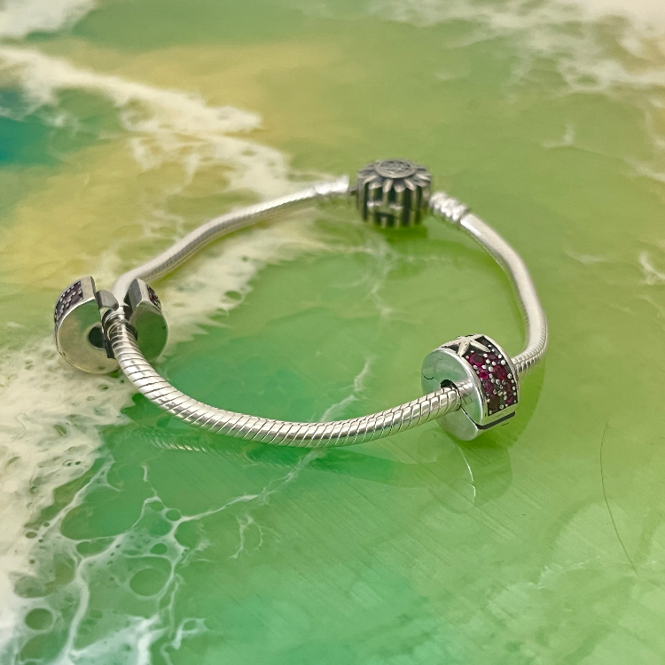 آویز نقره زنانه پاندورا طرح ستاره دریایی کد 65280