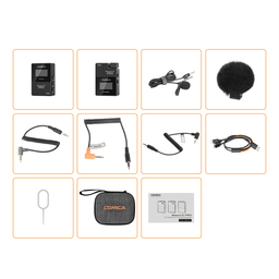ست میکروفون بی سیم کامیکا مدل BoomX-D Pro D1