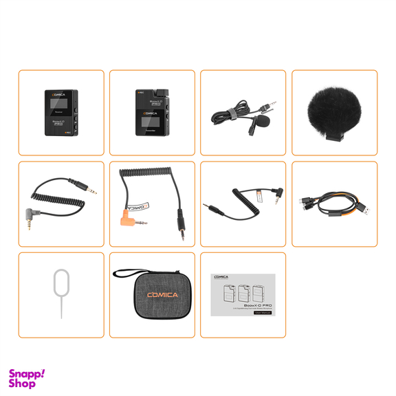 ست میکروفون بی سیم کامیکا مدل BoomX-D Pro D1