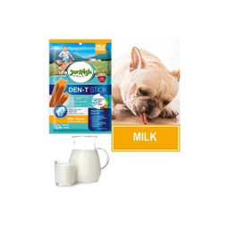 تشویقی سگ دنتال جرهای مدل DEN-T STICK طعم شیر وزن 60 گرم