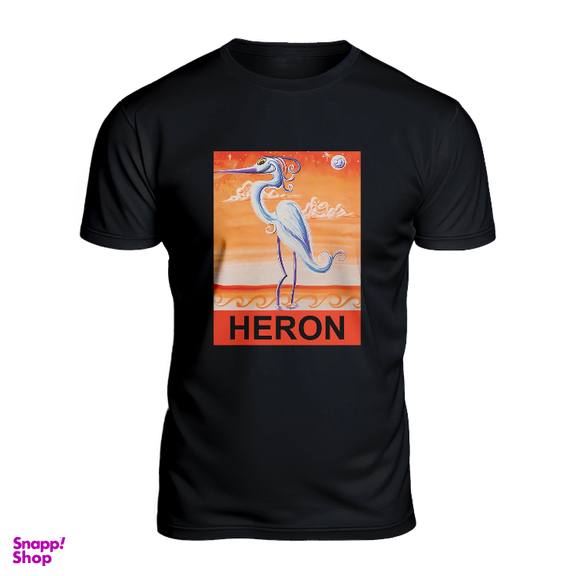 تیشرت مردانه طرح HERON