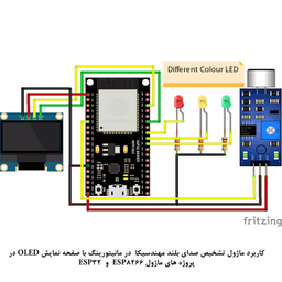 کیت آموزش الکترونیک مهندسیکا مدل ماژول تشخیص صدای بلند Big_sound
