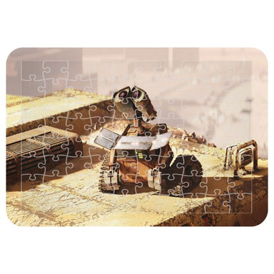 پازل 54 تکه اطلس آبی طرح کارتون وال ای مدل P1840