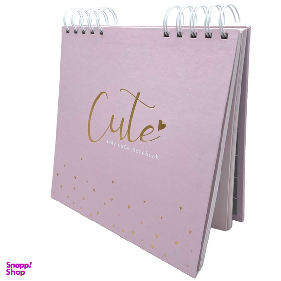 دفتر 120 برگ خشتی مدل Cute