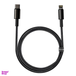 کابل دیتا 20 وات Lightning به Type-C بیسوس مدل Tungsten Gold طول 2 متر
