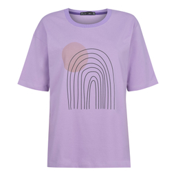 تیشرت آستین کوتاه زنانه باینت مدل 2261791 رنگ بنفش