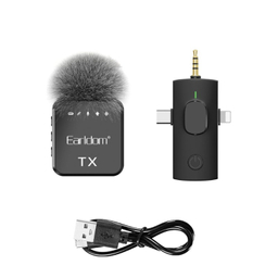 میکروفون بی سیم یقه ای ارلدام مدل MC12 3in1