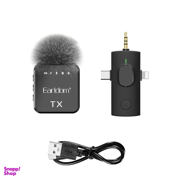 میکروفون بی سیم یقه ای ارلدام مدل MC12 3in1