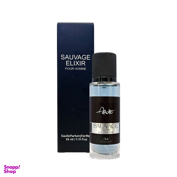 عطر جیبی مردانه آدولفو مدل Sauvage Elixir حجم 35 میلی لیتر