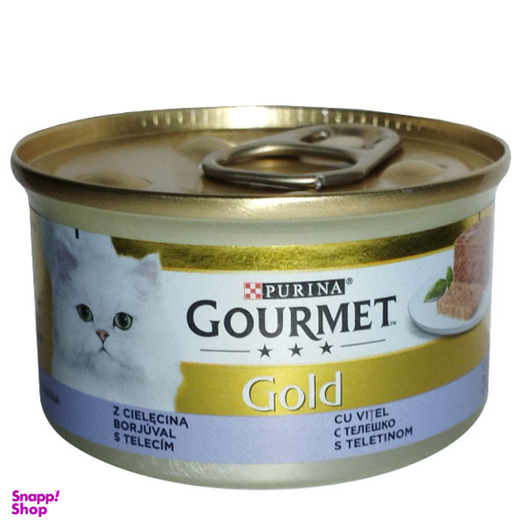 کنسرو غذای گربه گورمت پورینا مدل MIT KALB وزن 85 گرم