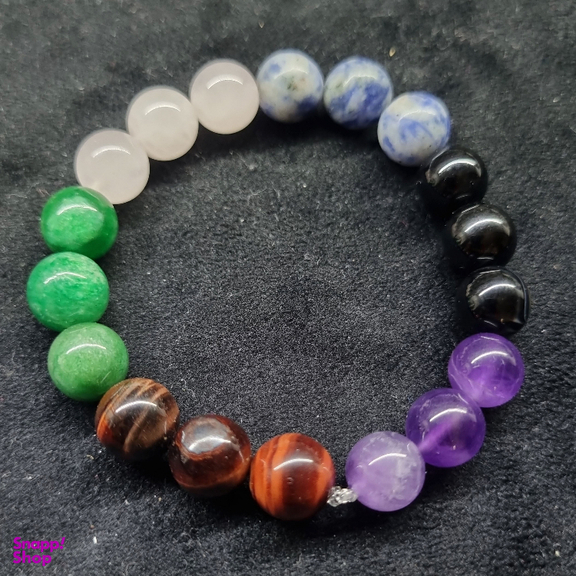 دستبند ماه تولد آذر رنگ سبز