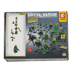 ساختنی سیمبوبلاک مدل سرباز جنگلی تیر انداز کد 2923