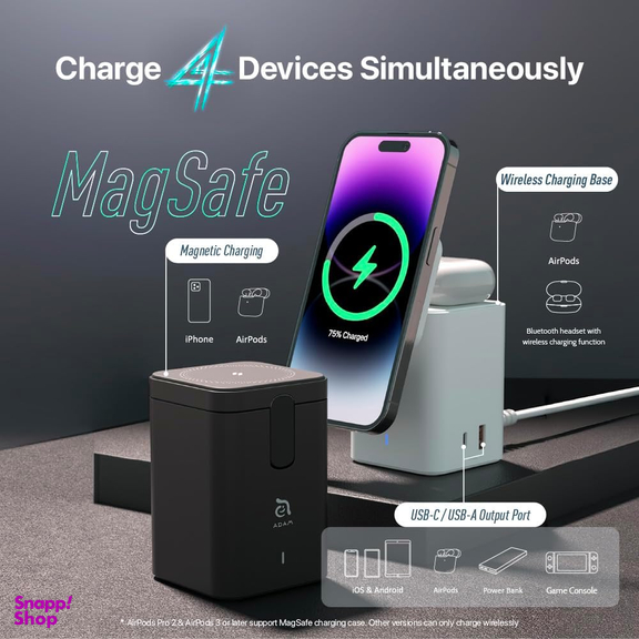 شارژر موبایل 4in1 آدام المنتس مدل Mag 4