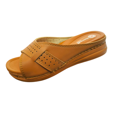 دمپایی طبی زنانه سعیدی کد 206 ویانزا رنگ عسلی