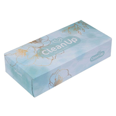 دستمال کاغذی جعبه ای کلین آپ طرح گل بسته ۱۵۰ عددی