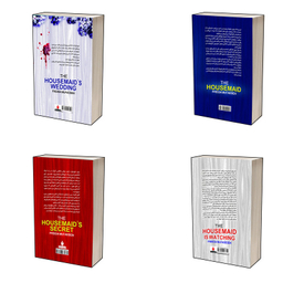 کتاب خدمتکار و راز خدمتکار و خدمتکار تماشا می کند و عروسی خدمتکار اثر فریدا مک فادن انتشارات آذربیان 4 جلدی
