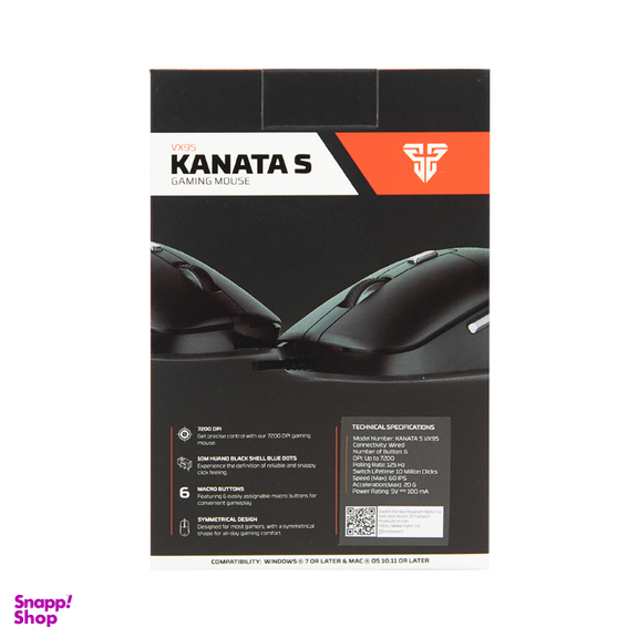 ماوس گیمینگ باسیم فنتک مدل KANATA S VX9S
