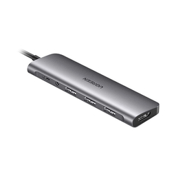 هاب 3 پورت Type C به 3.0 USB با یک پورت HDMI و قابلیت PD یوگرین مدل CM136