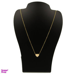 گردنبند طلا 18 عیار زنانه دلوکس مدل قلب 3 بعدی کد D 17