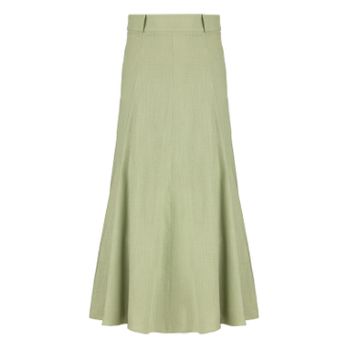دامن زنانه سرژه مدل 210213 رنگ سبز روشن