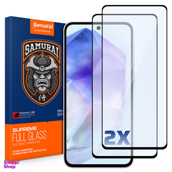 محافظ صفحه نمایش سامورایی مدل ovglass مناسب گوشی موبایل سامسونگ Galaxy A55 بسته 2 عددی