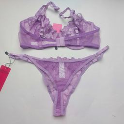 ست شورت و سوتین زنانه برتا کد 2020KP رنگ بنفش