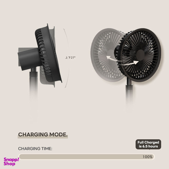 پنکه رومیزی ای آی سو لاو مدل F5P ظرفیت 4000 میلی آمپر ساعت