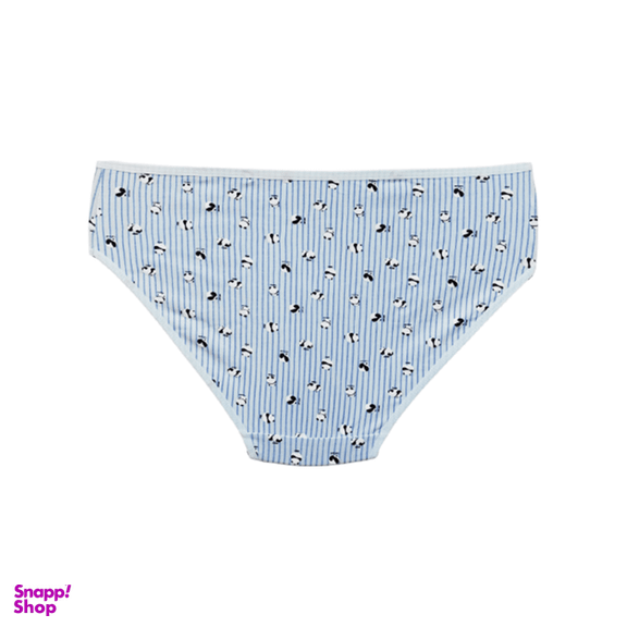 شورت زنانه میسپل طرح پاندا کد BLU-1059-02 رنگ آبی