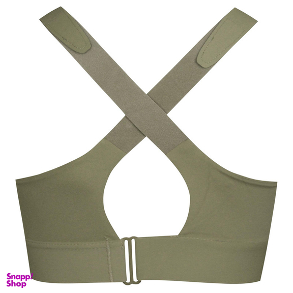 نیم تنه ورزشی زنانه مدل بند چسبی کد 5018 رنگ سبز پسته ای