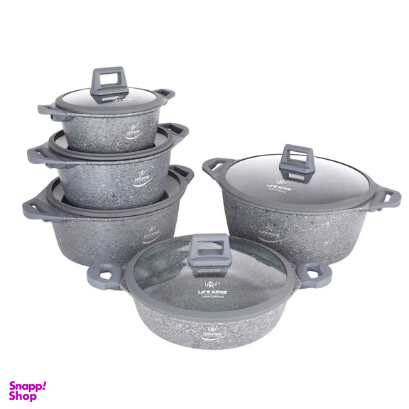 سرویس پخت و پز 10 پارچه لایف اسمایل مدل LIFEP13N-10