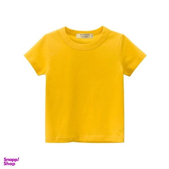 تی شرت آستین کوتاه پسرانه هومنیتی مدل WYKBTS9947-YEL