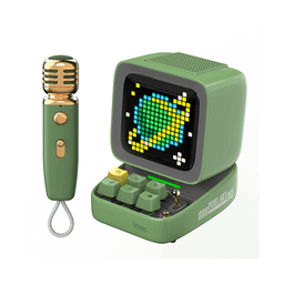 اسپیکر بلوتوثی هوشمند پیکسلی دیووم مدل Ditoo-Mic Blue به همراه میکروفون