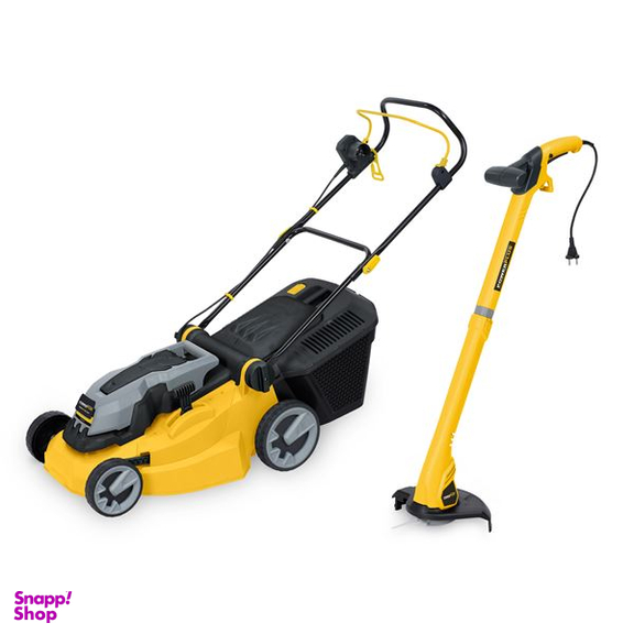 چمن زن برقی پاور پلاس مدلPOWXG6107T به همراه گوشه زن برقی