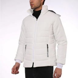 کاپشن مردانه مدل GD-s-17288097 رنگ سفید