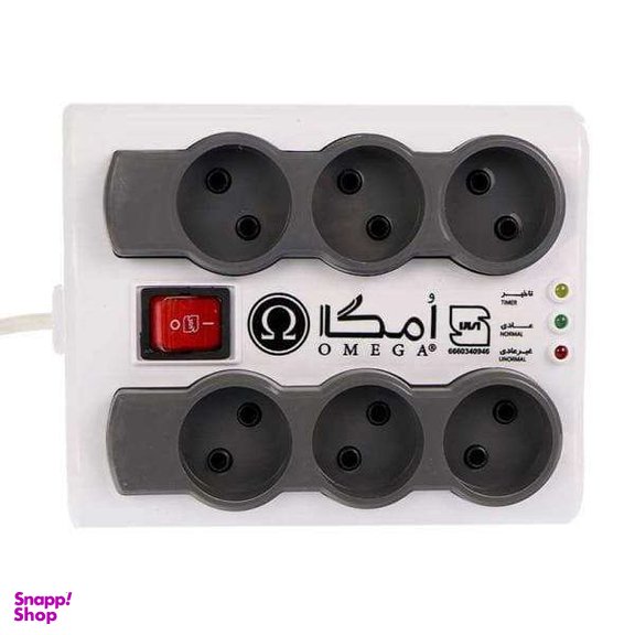 چندراهی برق امگا کد 6-5m طول سیم 5 متر