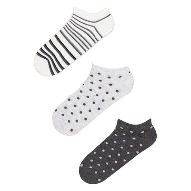 جوراب ساق کوتاه زنانه مدل 0058pen مجموعه 3 عددی